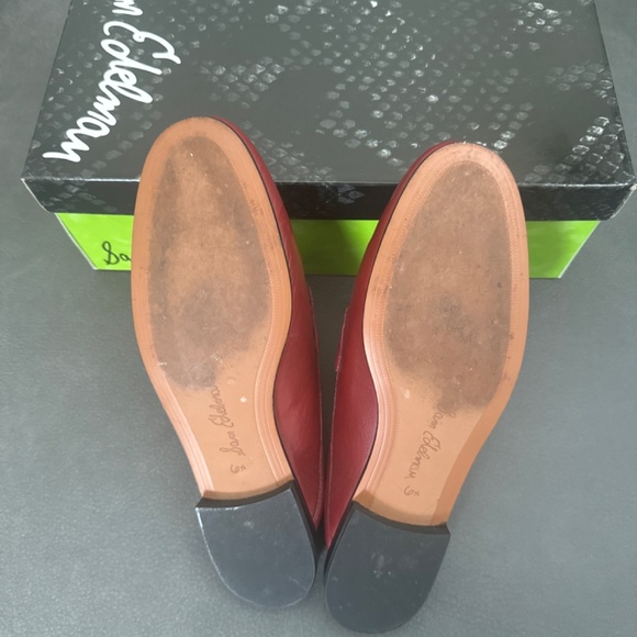 Sam Edelman Dark Red Leather Mule 6.5 - Picture 4 of 6
